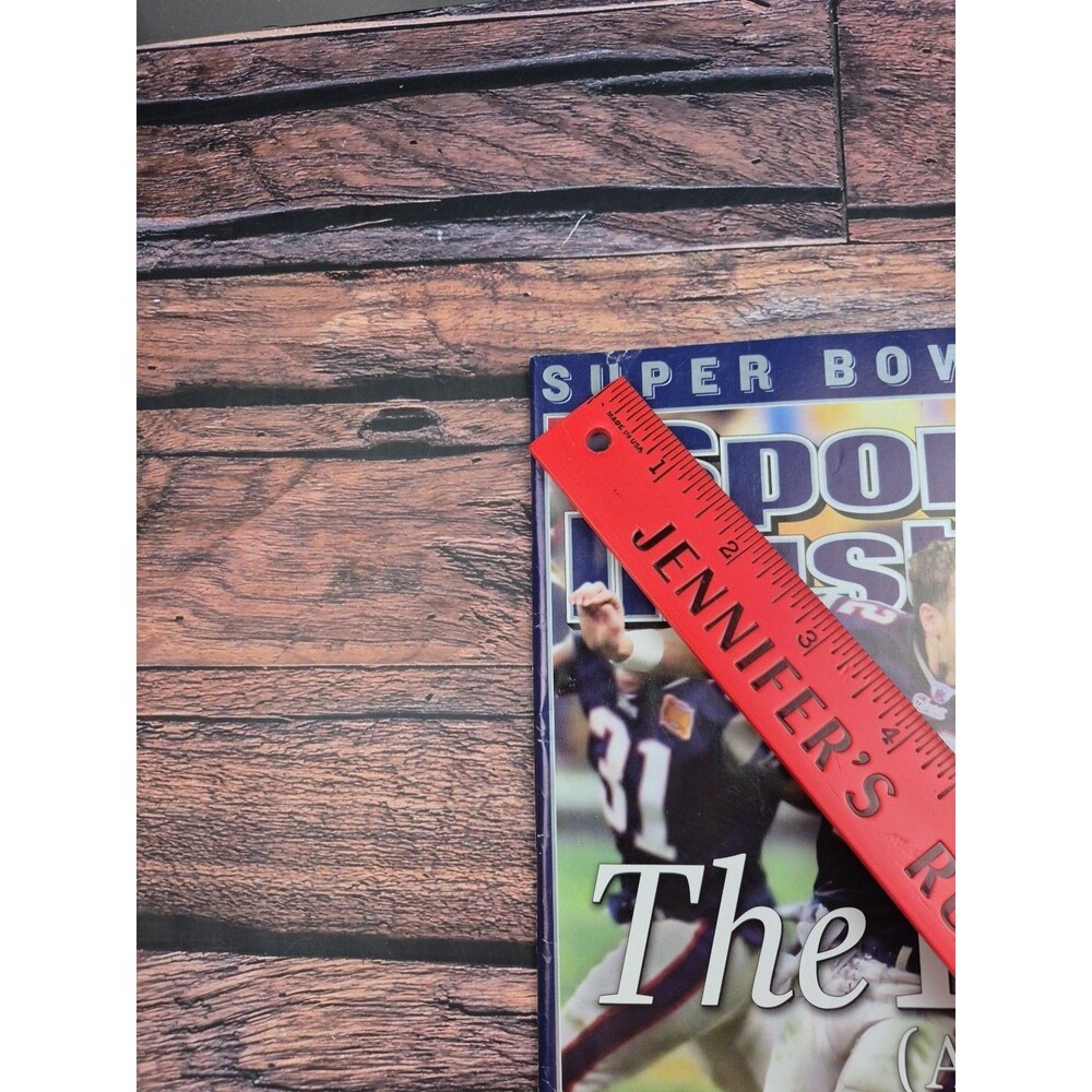 Tom Brady "The Hero" February 9, 2004 Super Bowl Sports Illustrated No Label 🔥 - Picture 2 of 5
